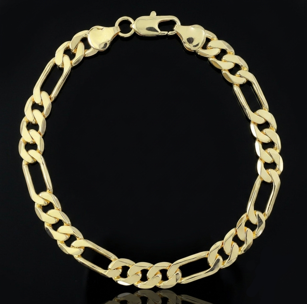 Pulso Fígaro 3x1 Oro Laminado 18K