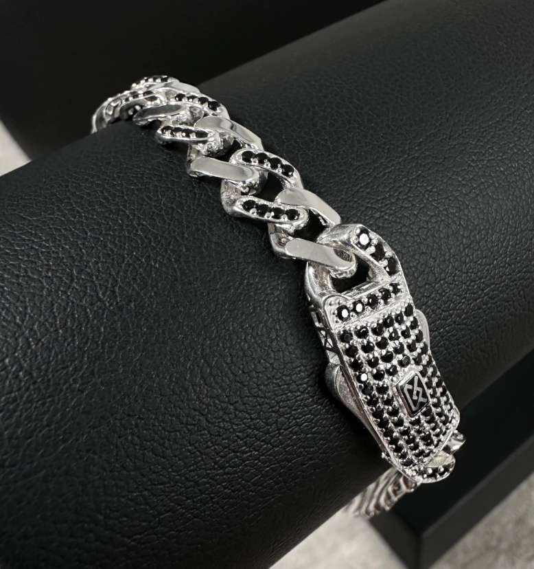 Pulso Mónaco Zirconias · Plata 0.925